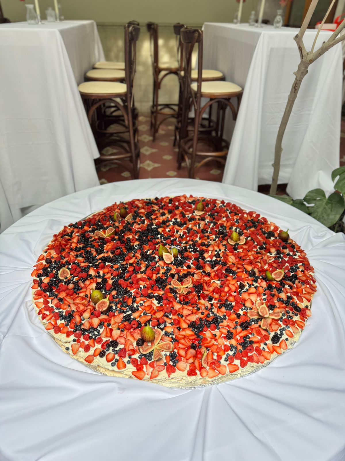 Pavlova de boda The Baking Room CDMX