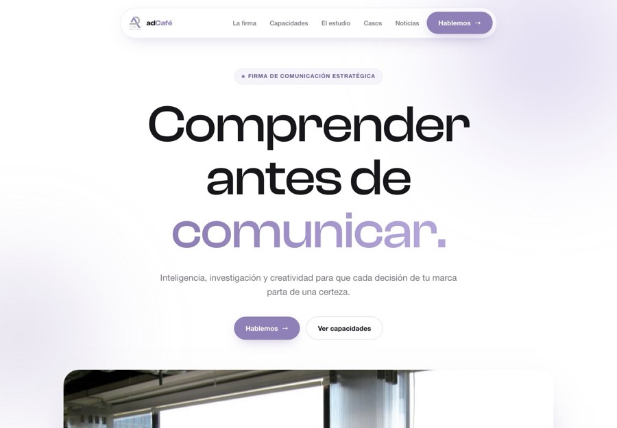Sitio web de Ad Café