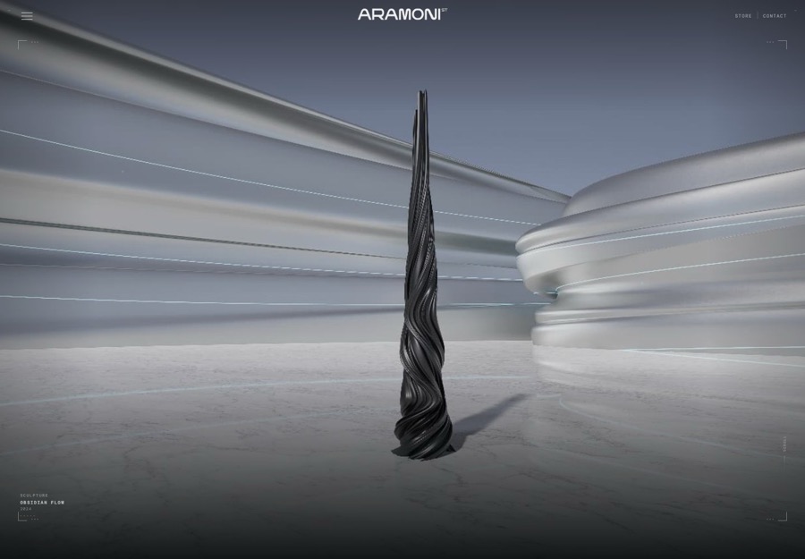 Sitio web de Aramoni Studio