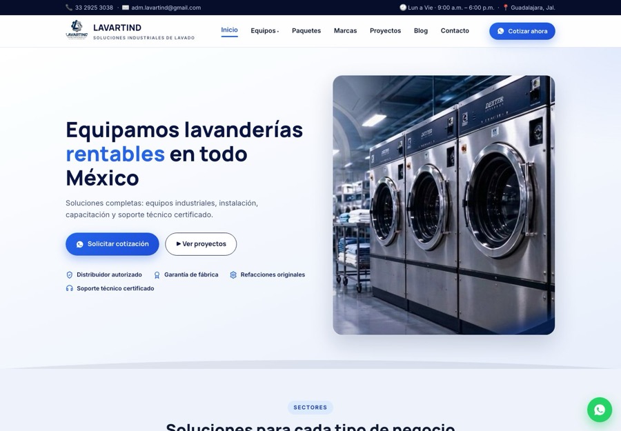 Sitio web de Lavartind